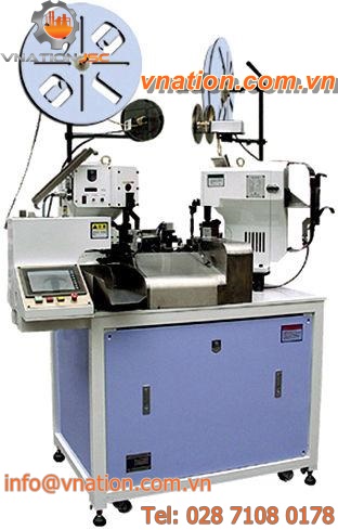 wire crimping machine / connector / fully automatic / compact