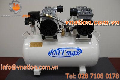 air compressor / piston / mobile / oil-free