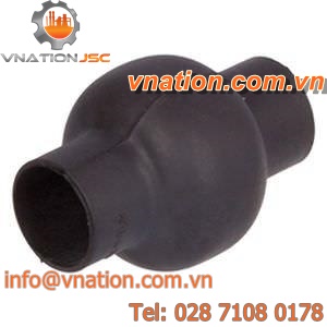 cylindrical protective bellows / nitrile rubber / machine / molded