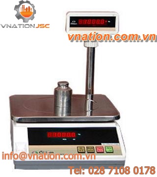 counting scales / tabletop / retail / with LED display