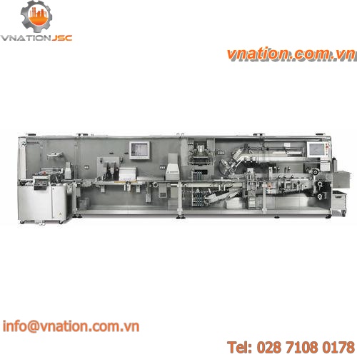 blister packaging machine / for pharmaceutical products / in-line / for the pharmaceutical industry