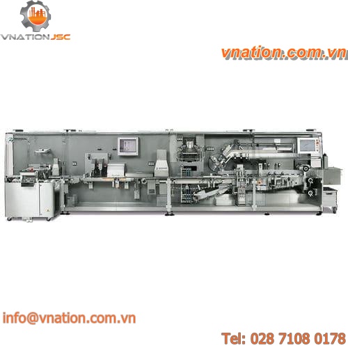 horizontal cartoner / servo-driven / intermittent-motion / for blister packs