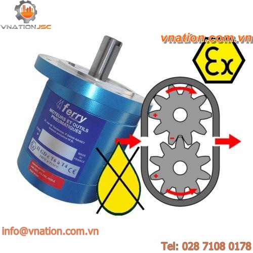 gear air motor / non-lubricated