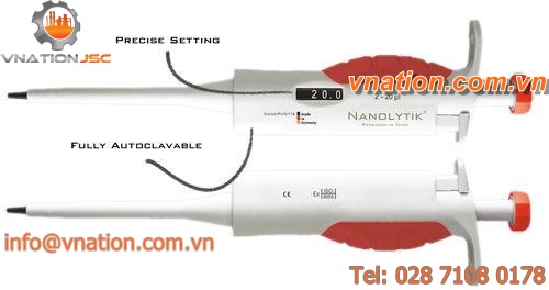 manual adjustable-volume micropipette