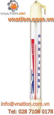 analog thermometer / liquid / surface-mount / portable