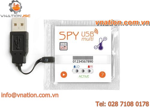 temperature data-logger / programmable / USB / IP65