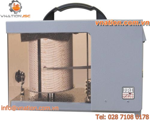 relative humidity chart recorder / temperature / revolving / barometer