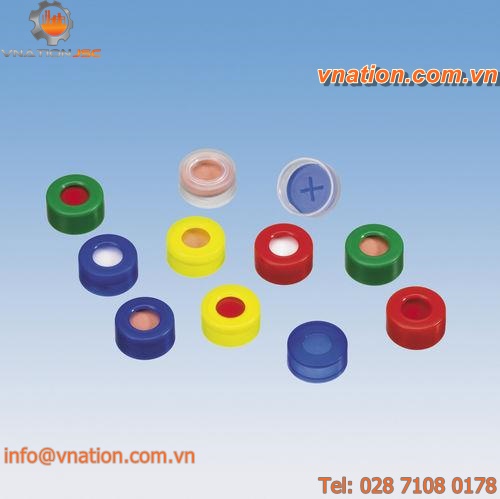 conical cap / silicone / glass vial