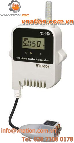 voltage data-logger / programmable / wireless / with screen