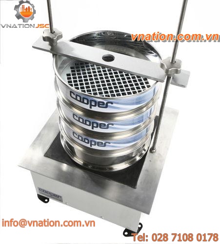 circular vibrating sieve shaker / for powders / laboratory / analog