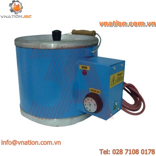 aluminum melting pot / with thermostat