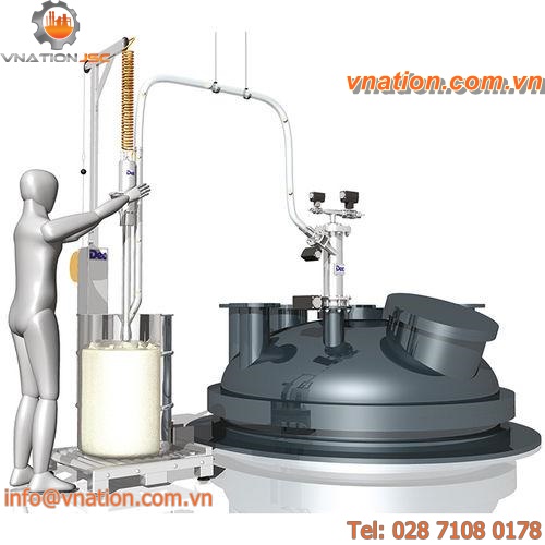 rotor lump breaker / for powders / vertical