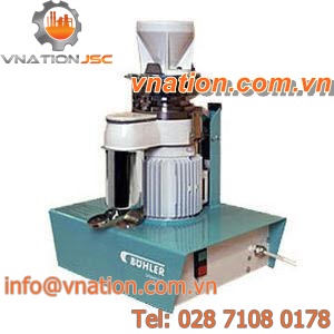 disc mill / for grain / horizontal / for laboratory
