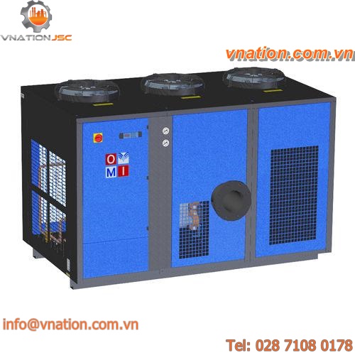 refrigerated compressed air dryer / high-capacity / low-pressure