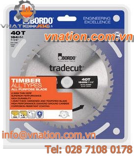 circular saw blade / carbide / TCT / diamond