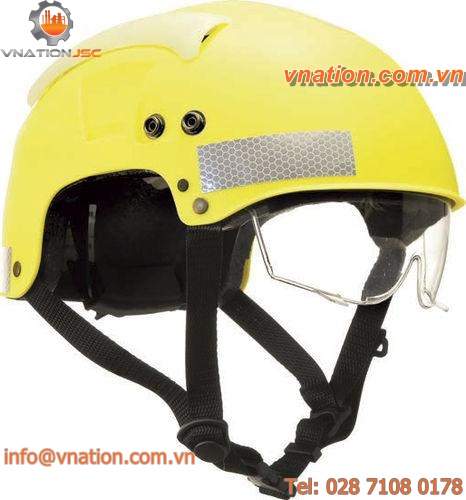 fire protection helmet / with face protection