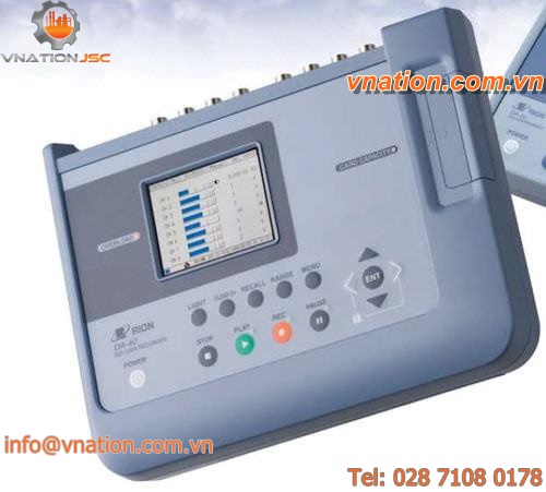 vibration data-logger / programmable / with screen / compact