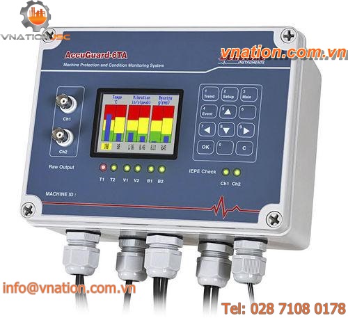 condition monitoring system / temperature / vibration / continuous