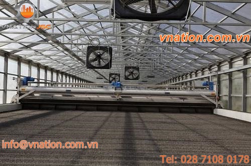 bulk material dryer / continuous