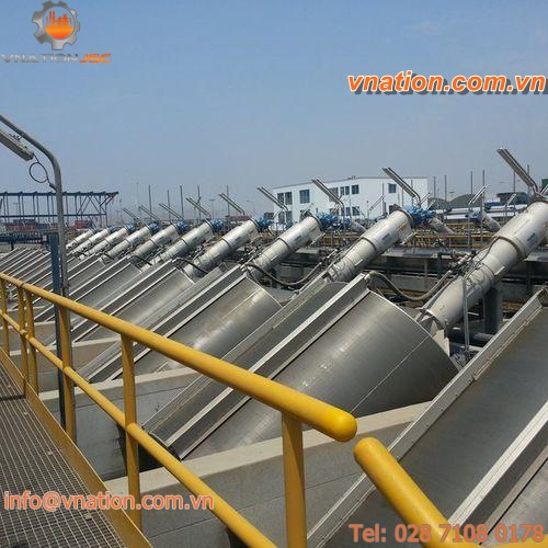 fine screen / drum / rotary / for wastewater treatment