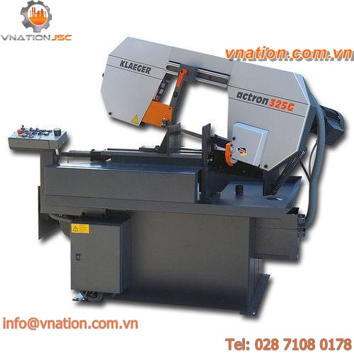 band saw / miter / horizontal / with cooling system