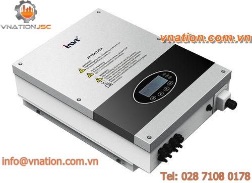single-phase DC/AC inverter / grid-connected / sine wave / for solar application