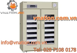 upright refrigerator / for blood banks / laboratory