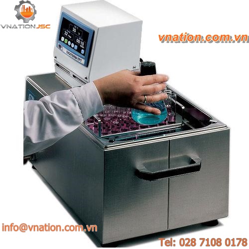 refrigerated thermostatic bath / stainless steel / laboratory