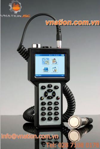 portable vibration meter / balancer / with temperature measurement