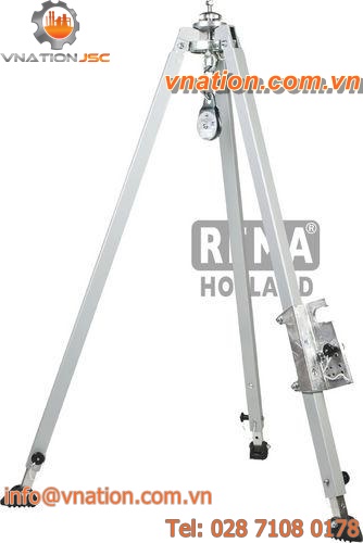 aluminum tripod / security