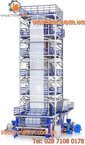 blown film coextrusion line / agricultural film / 5 layers