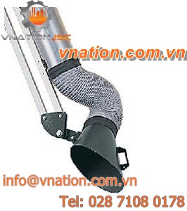 fixed extraction arm / flexible / dust