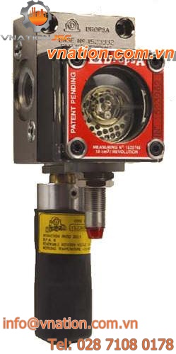 positive displacement flow meter / for liquids / insertion