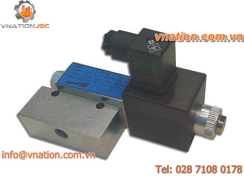 direct-operated solenoid valve / oil / 2-way / shut-off