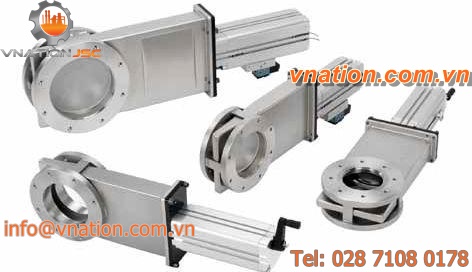 knife gate valve / pneumatic / isolation / stainless steel