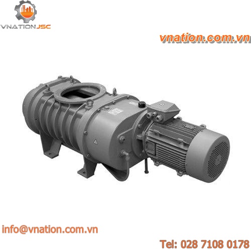Roots vacuum pump / lubricated / single-stage / mechanical booster