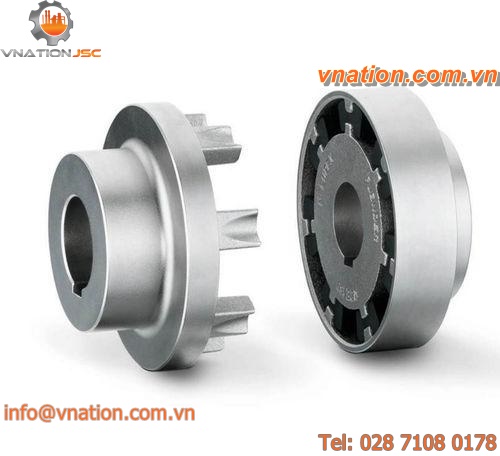 torsionally flexible coupling / claw / elastic / blower