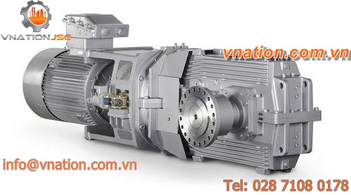 bevel gear reducer / orthogonal / self-aligning / low-noise