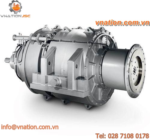 single-phase electric gearmotor / coaxial / planetary / three-stage