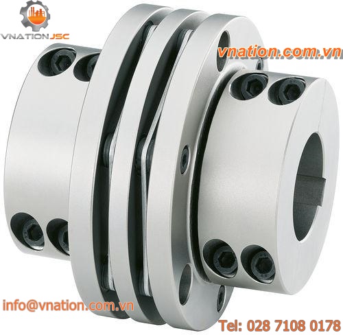 flexible coupling / disc / stainless steel / compact