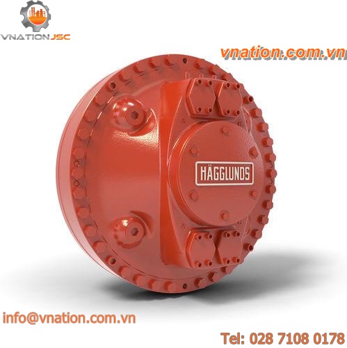 radial piston hydraulic motor / with groove / with shaft couplings