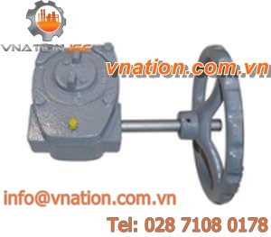 worm gear reducer / for butterfly valves