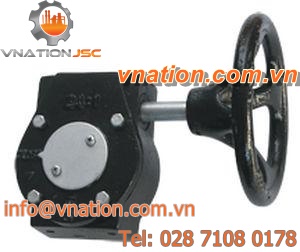 worm gear reducer / orthogonal / for butterfly valves