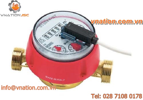 water counter / positive displacement / direct-reading / dry dial