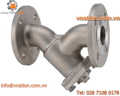 air filter / strainer / flange / vertical