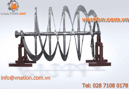 mixer impeller / anchor type / helical ribbon / 4-blade
