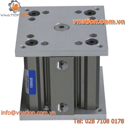 pneumatic cylinder / single-acting / guide / lift table