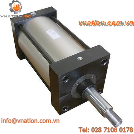 pneumatic cylinder / double-acting / tie-rod / heavy-duty