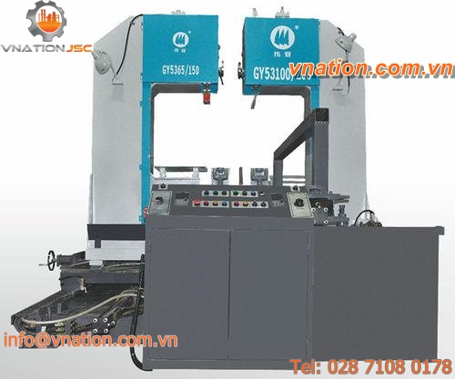 band saw / with cooling system / precision / variable-speed