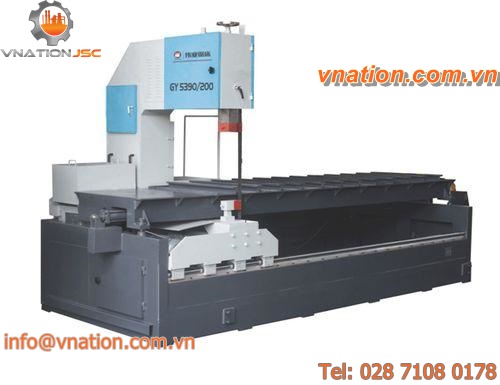 band saw / with cooling system / longitudinal / variable-speed